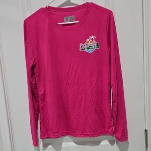 Women  Key West Pink Long Sleeve Shirt